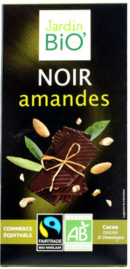 Chocolat noir amande