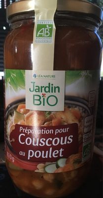 Plat cuisiné couscous poulet Jardin Bio'logique