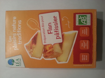 Préparation bio pour flan pâtissier