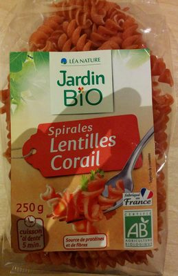 Jardin bio - Spirales lentilles corail