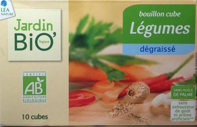 Bouillon cube légumes dégraissé