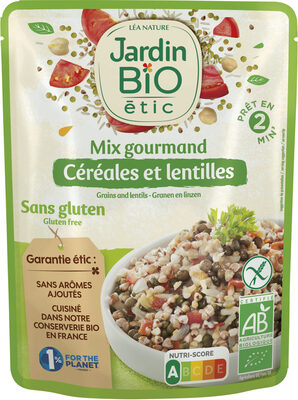 Céréales et lentilles