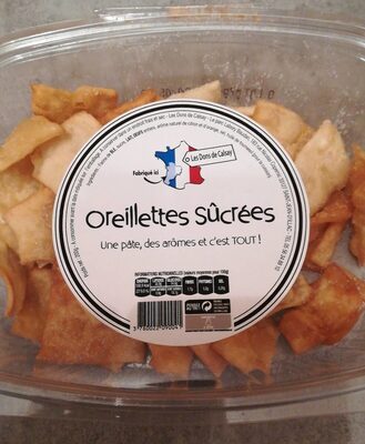 Oreillettes sucrées front packaging
