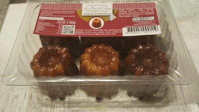 Canelés de Bordeaux front packaging