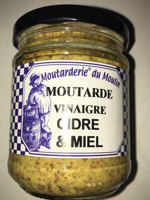 Moutarde vinaigre cidre et miel front packaging