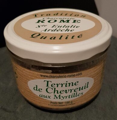 Terrine de Chevreuil aux myrtilles