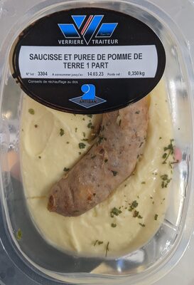 Saucisse et purée de pomme de terre