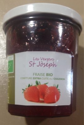 Confiture de fraise front packaging