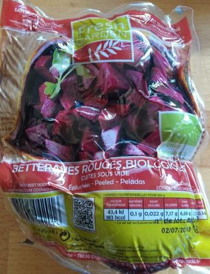 Betteraves rouges biologiques