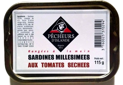 Sardines Millésimées aux tomates sêches