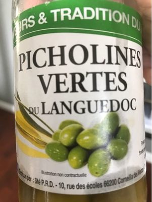 Olives Picholines vertes Saveurs & Tradition du Midi