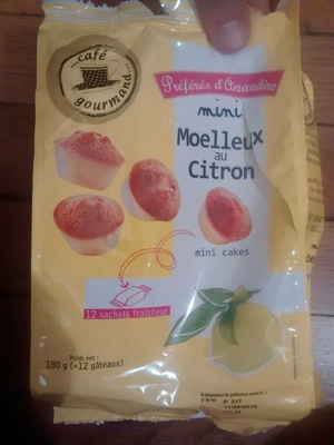 Mini Moelleux au Citron front packaging