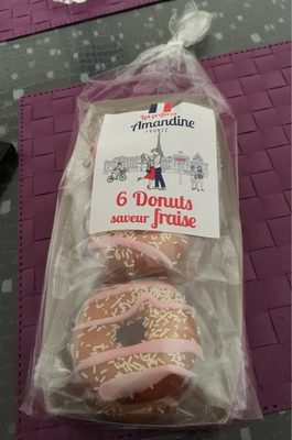 Donuts saveur fraise front packaging