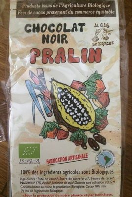 Chocolat noir pralin