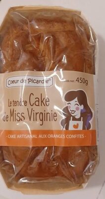 Cake artisanal aux oranges confites