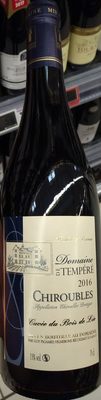Domaine de Tempéré - Chiroubles 2016 - Cuvée du Bois de Lie