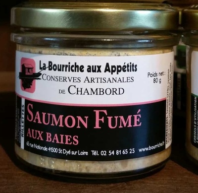 Rillettes Saumon Fumé aux baies