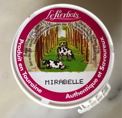 Yaourt mirabelle front packaging