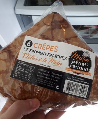 Crêpes de froment fraiches