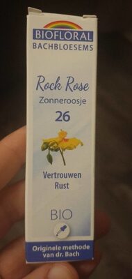 Fleur De Bach Rock Rose N°26 - 20 ML - Biofloral