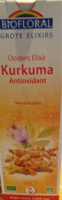 Elixir D'Orient Curcuma Bio - 375 ML - Biofloral front packaging