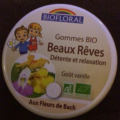 Gommes bio beaux reves
