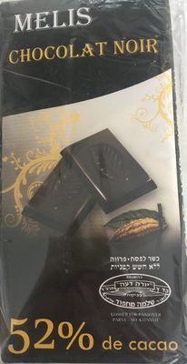 Chocolat noir front packaging