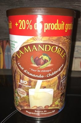 Lait d'amandes - châtaignes front packaging