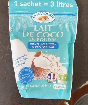Lair de coco en poudre