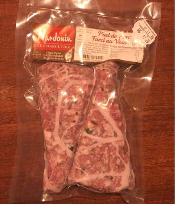 Pied De Porc Farci Au Vouvray, front packaging