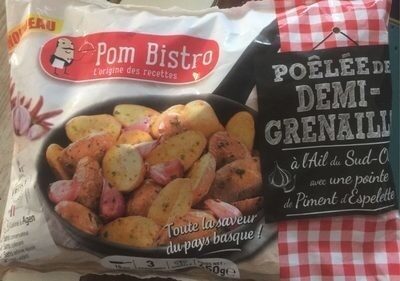 Poêlée de demi-grenailles front packaging