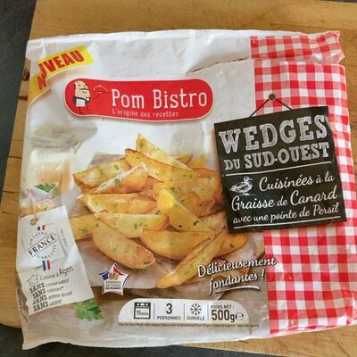 Wedges à la graisse de canard front packaging