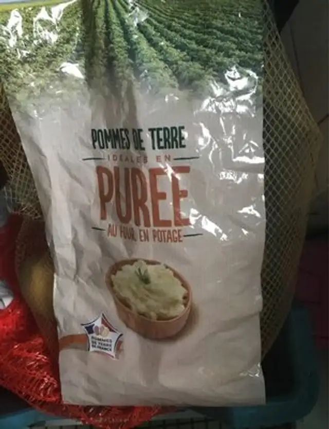Pomme de terre purée front packaging