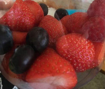 Salade de fruits rouges front packaging