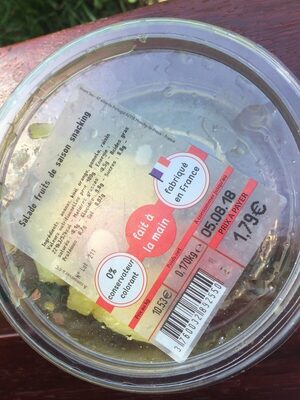 Salade de fruits front packaging