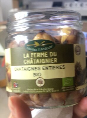 Chataignes entieres bio front packaging