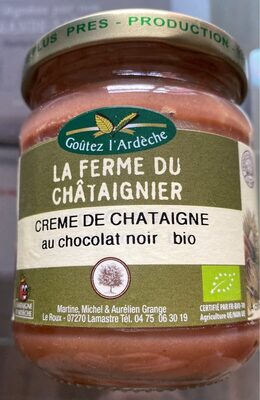 Creme de chataigne au chocolat nour bio