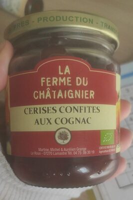 Cerises confites aux cognac