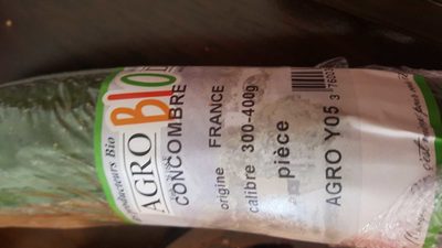 Concombre bio pièce