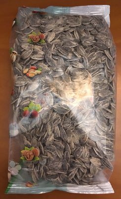 Graines de tournesol grillées salée front packaging