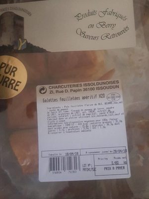 Galettes Feuilletées Apéritif