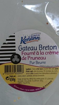 Gâteau Breton Fourré à la Crème de Pruneau