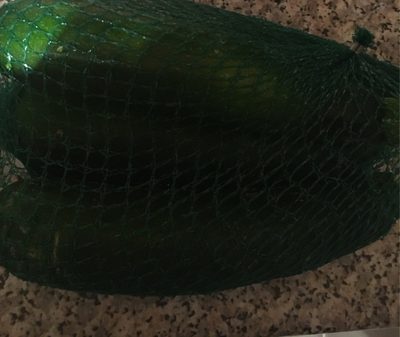 Courgettes en filets front packaging