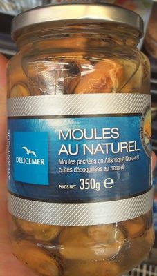 Moules au naturel front packaging