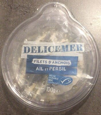 Filets d’anchois ail et persil