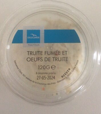 Truite fumée et oeufs de truite