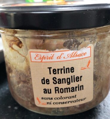 Terine de sanglier au romarin