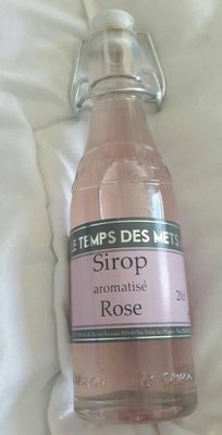Sirop aromatisé rose