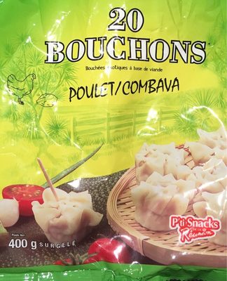 Bouchons Poulet / Combava front packaging