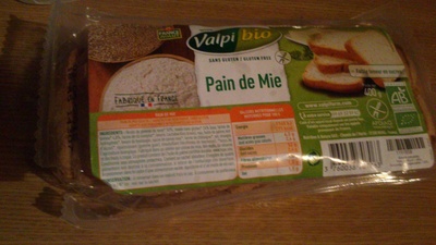 Pain de mie sans gluten